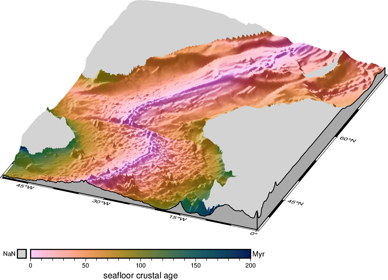 Draping a dataset on top of a topographic surface